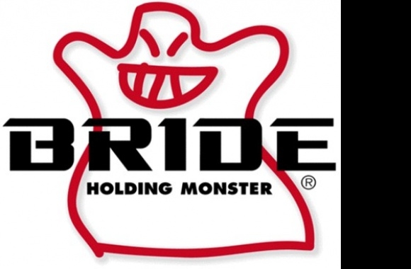 Bride Holding Monster Logo download in high quality