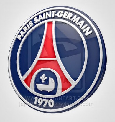 Paris Saint-Germain Logo 3D wallpapers HD