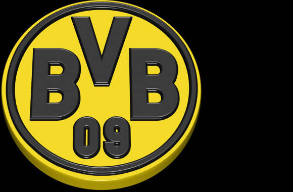 Borussia Dortmund Logo 3D download in high quality