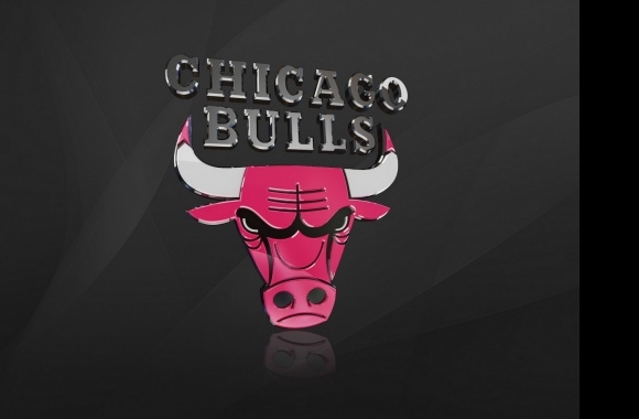 Chicago Bulls Logo 3D download in high quality