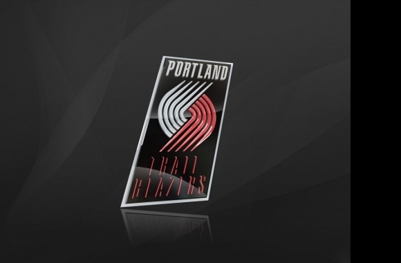 Portland Trail Blazers Logo 3D download in high quality