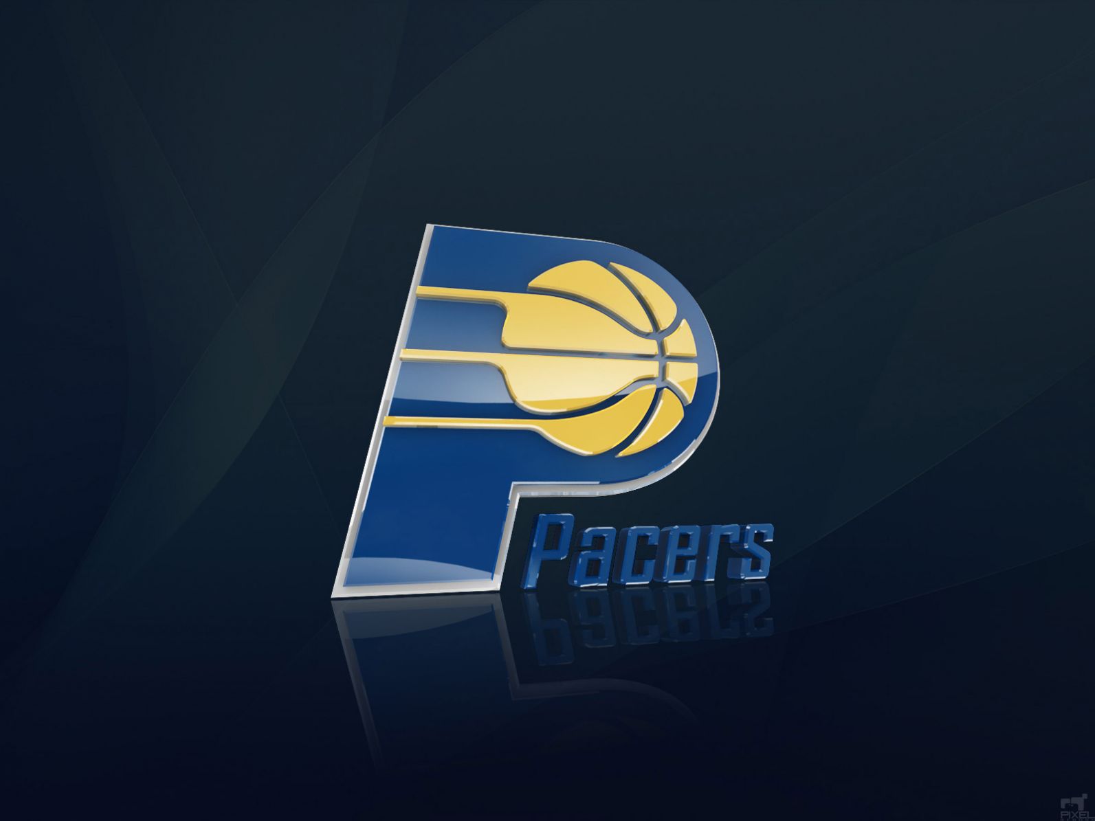 Indiana Pacers Logo 3D wallpapers HD