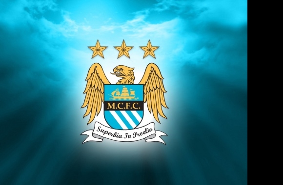 Manchester City FC Logo 3D download in high quality