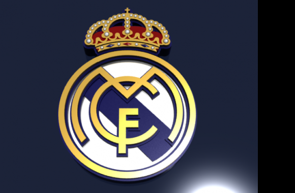 Real Madrid CF Logo 3D download in high quality