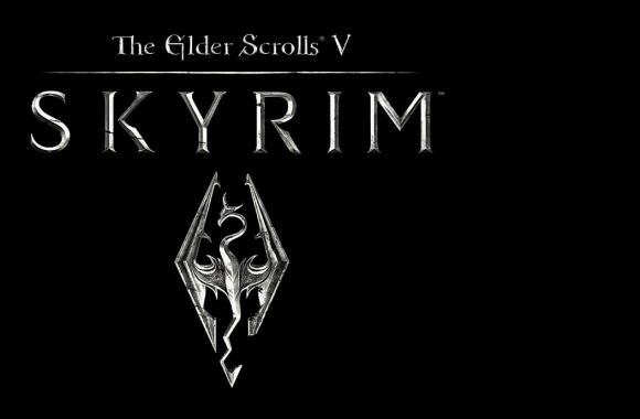 Skyrim Logo download in high quality