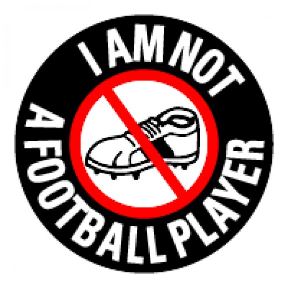 I am not a football player Logo wallpapers HD