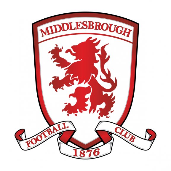 Middlesbourgh Football Club Logo wallpapers HD