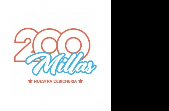 200 Millas Nuestra Cebicheria Logo download in high quality