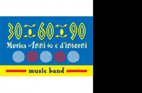 30-60-90 Music Band Logo