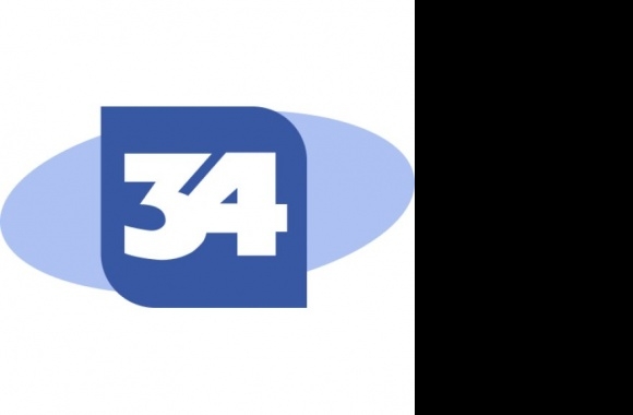34 channel Logo