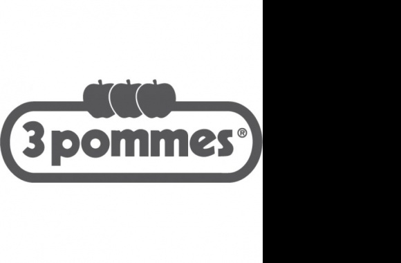 3 pommes Logo download in high quality