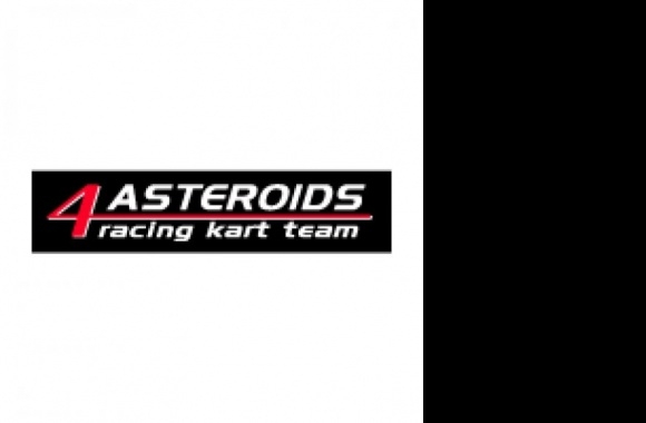 4 ASTEROIDS KART RACING TEAM Logo