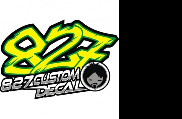 827customdecal Logo download in high quality