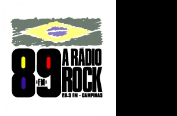 89 FM - A Rбdio Rock Logo download in high quality