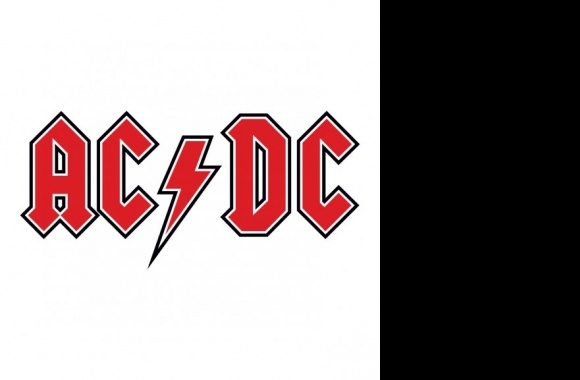 AC DC red Logo download in high quality