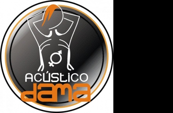 Acústico Dama Logo download in high quality