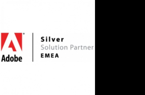 Adobe Silver Solutions Partner Logo download in high quality