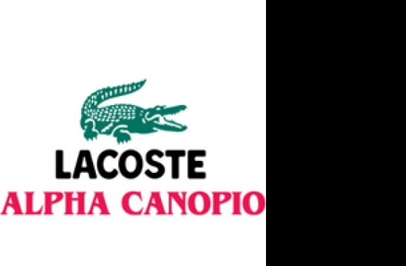 alpha lacoste Logo download in high quality