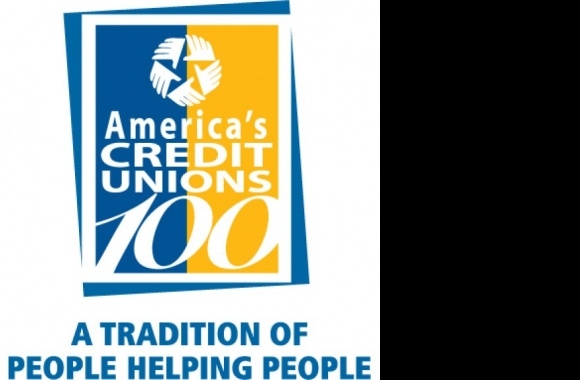 America's Credit Unions 100 Logo download in high quality