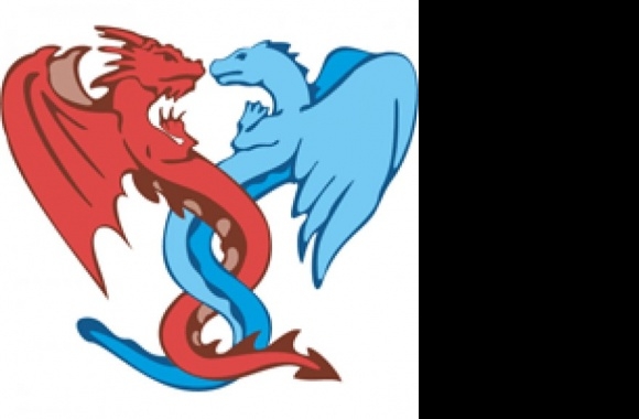 Axe Fusion Dragons Logo download in high quality