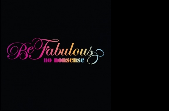 Be Fabulous No Nonsense Logo download in high quality