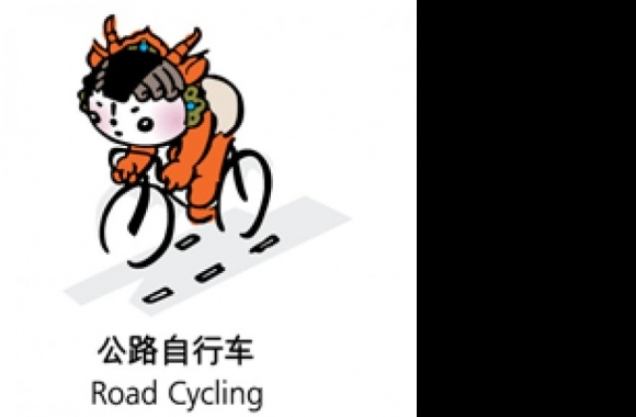 Beijing 2008 Mascot - Road Cycling Logo