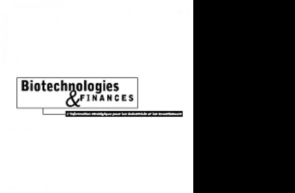Biotechnologies & Finances Logo download in high quality
