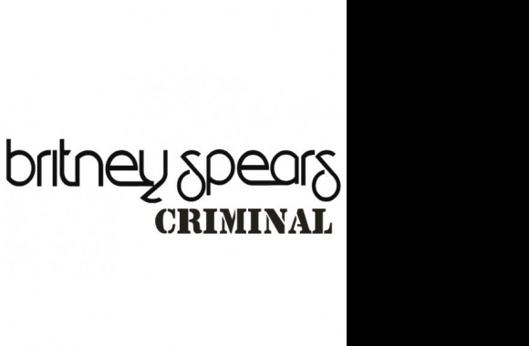 Britney Spears - Criminal Logo download in high quality