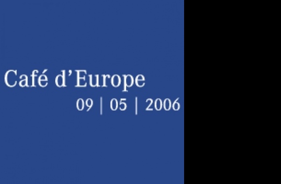 Café d'Europe 2006 Logo download in high quality