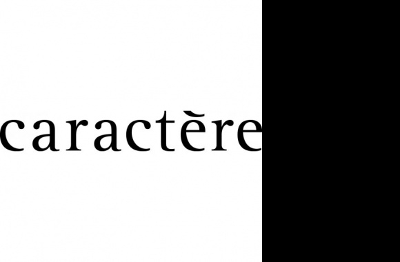 Caractère Logo download in high quality