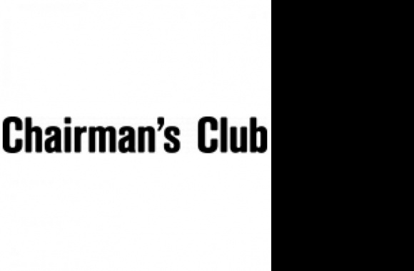 Chairman's Club Logo download in high quality
