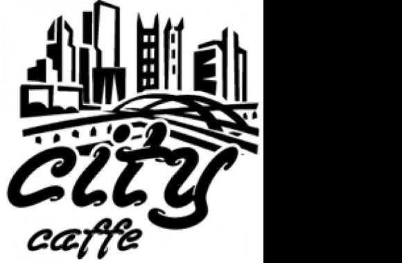 City caffe B&W Logo download in high quality