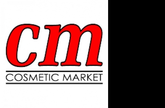 cm cosmetic market Logo download in high quality