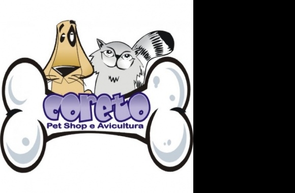 Coreto Pet Shop Logo download in high quality