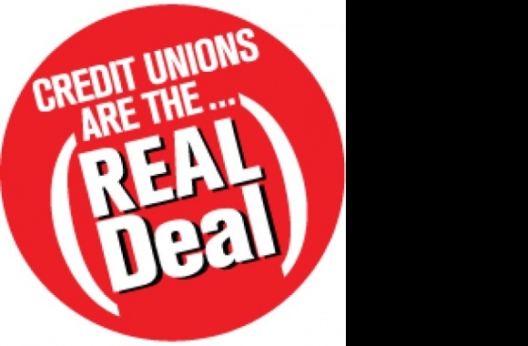 Credit Unions Are the... Real Deal Logo download in high quality