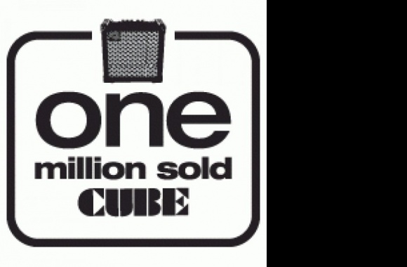 Cube One Million Sold Logo download in high quality