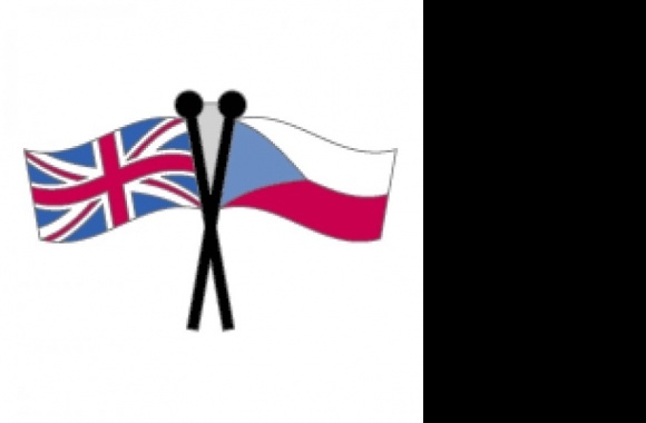 Czech Republic & Union Jack Flag Logo