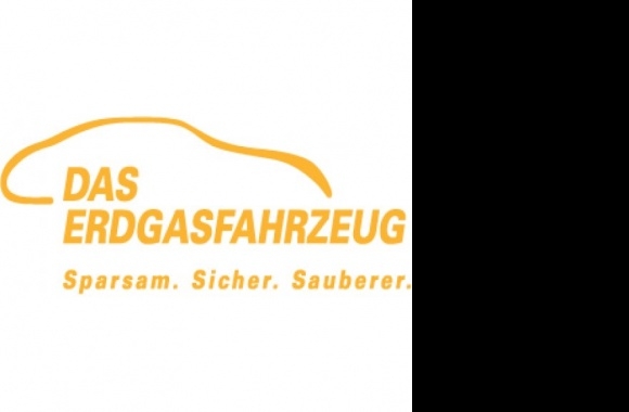 Das Erdgasfahrzeug Logo download in high quality