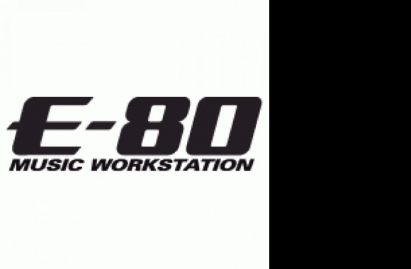 E-80 Music Workstation Logo download in high quality