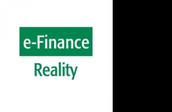 e-finance reality Logo download in high quality