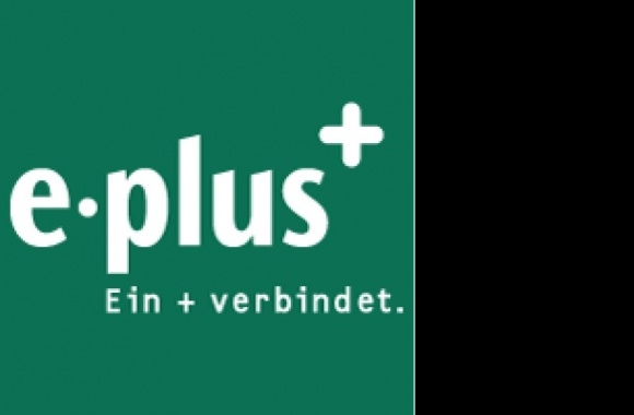 E-Plus Ein Plus verbindet Logo download in high quality