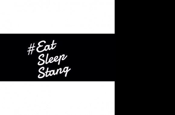 Eat Sleep Stang Logo download in high quality