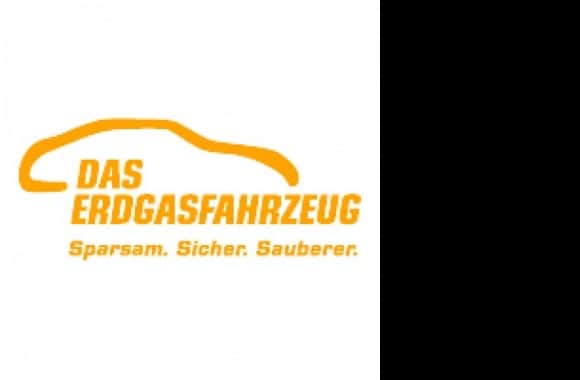 Erdgasfahrzeug Logo download in high quality
