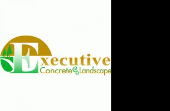 Executive Concrete & Landscape Logo download in high quality