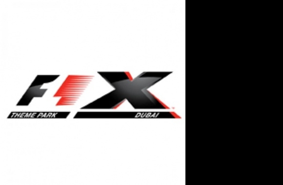 F1-X Theme Park Logo download in high quality