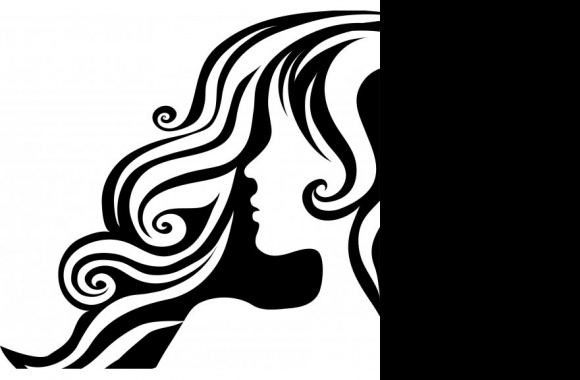 Female Hair Logo download in high quality
