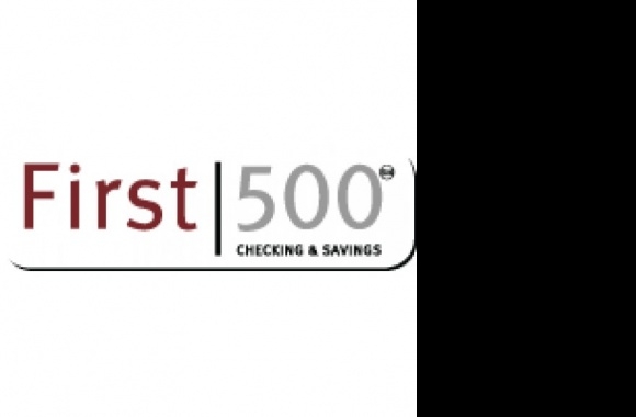 First 500 Logo download in high quality