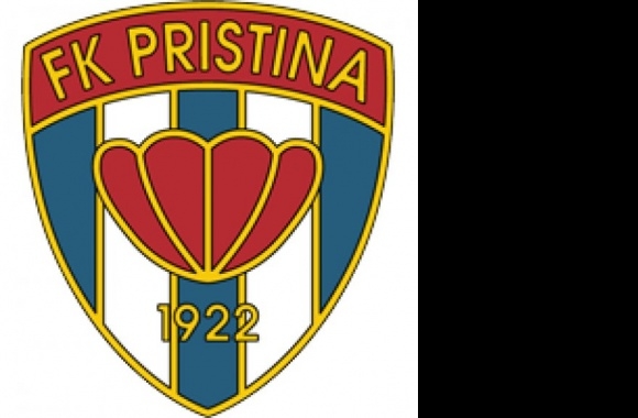 FK Pristina (logo of 80's) Logo download in high quality