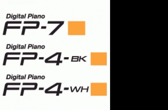 FP-7 FP-4 Digital Piano Logo