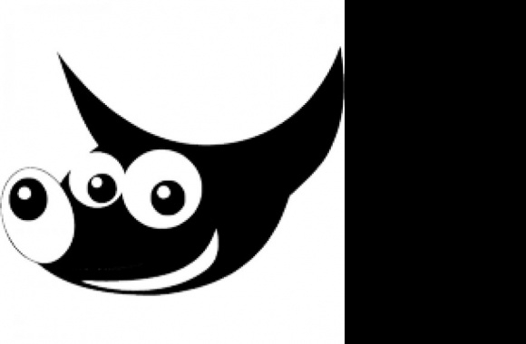 gimp black Logo